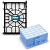 Sillar Set di Filtri per Aspirapolvere Bosch, Filtro HEPA BBZ156HF e Filtro Protezione Motore BBZ02MPF, Compatibile con GL-30 GL-40 BGL3 BGL4 BGLS4, Filtro di Ricambio