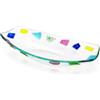 Sospiri Venezia Coppa Decorativa in Vetro Artistico per Tavola e Arredo Casa - Vassoio Elegante Design Veneziano, Idea Regalo Raffinata 24x11x5 cm