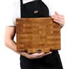 B4K Tagliere in legno di quercia, 40 × 30 cm, massello di legno di cervello con supporto, antibatterico, con manici, scanalatura e piedini in silicone, perfetto per cucina, carne e barbecue
