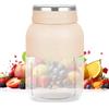 Piashow Frullatore portatile da 1200 ml - Smoothie Maker to Go con 38 lame in acciaio inox, ricaricabile USB-C, Blender Bottle, mixer a prova di perdite, per fitness, viaggi, ufficio e campeggio (bianco rotto