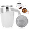 Fouvin Tazza auto-agitante Tazza da caffè pigra Tazza da caffè elettrica in acciaio inox Tazza magica 380ML (Blanco)