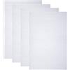 Rosenice - Set di 4 tele Aida in cotone per punto croce, 30,5 x 45,7 cm, 14 punti ogni 2,5 cm