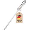 Intirilife affilatrice per coltelli argento 35 x 4 cm - Affilatrice in acciaio inox per coltelli, lame, forbici - Affilatrice manuale/acciaio per uso professionale e domestico, cucina, acciaio inox