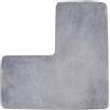 Generic Tappeto da bagno a forma di L, ad asciugatura rapida, antiscivolo, assorbente, morbido, resistente, per doccia, vasca, WC, lavello della cucina, per interni ed esterni, casa, hotel, comfort decorativo