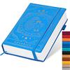 TIEFOSSI Constellations - Quaderno con copertina rigida, formato A5, 100 g/m², 400 pagine, per donne, uomini, adolescenti (acquario)