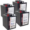 Quality Batteries Batterie di ricambio per macchine di pulizia Columbus Batteria al gel 24V 180Ah (4 pezzi)