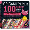 Tuttle Publishing Origami Paper 100 sheets Cat Patterns 6 (15 cm): Tuttle Origami Paper: Double-Sided Origami Sheets Printed with 12 Different Patterns: Instructions for 6 Projects Included