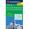 Kompass Carta escursionistica n. 252. Kos, Dodekanes Sud 1:50.000: Wandelkaart 1:50 000