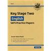 Coordination Group Publications Ltd (CGP KS2 English Year 6 SATS Practice Papers: Pack 1 - for the 2027 tests (with free Online Extras)