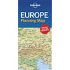 Lonely Planet Europe Planning Map : Easy-Fold, Full Colour Travel Map with Top Attractions, Itineraries & Themed Lists | Handy Slipcase for European Adventures