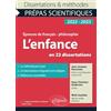 ELLIPSES L'enfance en 22 dissertations. Épreuve de français/philosophie. Prépas scientifiques: Jean-Jacques Rousseau, Emile ou de l'éducation (Livres I et II) ... ; Wole Soyinka, Aké, les années d'enfance