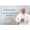 ASSOCIATION COEUR DE JÉSUS EPHÈSE Carte prière Pape Léon XIV (par 20): Pack de 20 cartes