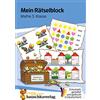 Hauschka Verlag Das ratselbuch fur die grundschule - t693 - mein ratselblock mathe 3. klasse - a5-ubungsblock: Rätsel für kluge Köpfe mit Lösungen - Förderung mit Freude: 693