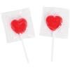 CandyFrizz Selection - Lecca Lecca a Forma di Cuore e Piatti - Confezioni da 200pz e 1kg - Perfetti per Ogni Occasione (Lecca Cuore Rosso 200pz)
