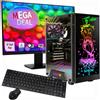 GAMEMAX Multimedia PC Rockstar SET completo Ryzen 5 5600GT 16 GB RAM 480 GB SSD Radeon Graphics + monitor MSI PRO MP273A 69 cm 27" Windows 11 + accessori