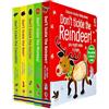 USBORNE Ltd Usborne Don't Tickle Wildlife Collection Set di 5 libri Serie 2 (libri sonori Touchy-Feely) Scimmia, gorilla, orso, coccodrillo, renna