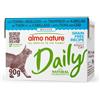 Almo Daily Tetra Pack Mousse per gatti adulti da 90 gr Gusto Tonno e Merluzzo