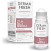 Dermafresh Deodorante Roll-On Efficace 24h, 50 ml, Pelle Sensibile, Efficacia Extra Delicata, Antimacchia, Freschezza Immediata, Senza Alcol e Profumo, Dermatologicamente Testato
