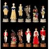 Veronese Pezzi Degli Scacchi Set - Americano Unabhängigkeitskrieg Scacchi Figure