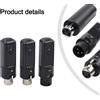 Microphone Wireless System Per Condensatore Dinamico Microfono Wireless XLR Trasmettitore Ricevitore 2 4GHz