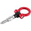 KIMISS Gancio di traino in lega di alluminio per auto, rimorchio per serie E - Adatto per modelli E82 E88 E90 E91 E92 E93 E70 E71 E39 - Rosso anodizzato