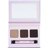 Goovi Easy On Me Trio Eyeshadow Palette 04 Alta Pigmentazione Ombretti Sfumabili 3x1 gr Polvere Compatta