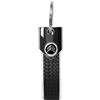 4R Quattroerre.it Portachiavi Bianco Ufficiale Compatibile con Citroen, Carbon, Logo Nero