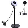 Fyearfly Webcam con microfono, webcam da 5 MP con 3 modalità di illuminazione, messa a fuoco automatica 2.0/3.0 USB Camera per Gaming PC Online Learning Streaming