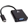 V7 V7UCVGA-BLK-1E USB-C(m) a VGA(f) Adattore Nero