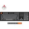 Keychron K10 MAX Tastiera meccanica wireless, 2,4 GHz/Bluetooth/USB-C, RGB, QMK/VIA, Macro programmabili, Hot-swap, PBT Keycaps, Per Mac Windows, Super Red Switch