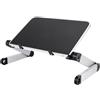 Mikinona Supporto Laptop Regolabile in Alluminio Nero Con Design Ventilato Ergonomico e Portatile Compatibile Con Tablet e Notebook Per Uso