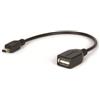 HAMLET XUMINIAD CAVO ADATTATORE DA MINI USB 5-PIN MASCHIO A USB TIPO A FEMMINA TRASFERIMENTO DATI FINO A 480 MBPS