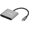 Sandberg 136-44 adattatore grafico usb grigio