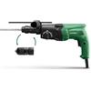 Hikoki DH24PMHWSZ Martello combinato, 3 modalità Mandrino Intercambiabile, 24 mm Capacità Calcestruzzo, 730 W, 2,7 Joule