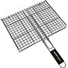 Cook'in Garden - Griglia Barbecue, Dimensioni 40 × 30 cm, Resistente alle Fiamme e alle Alte Temperature, Manico Soft Touch ergonomico, Compatibile Multi-Marche, Ideale per la Cottura Esterna