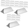 OHPHCALL 30pezzi Clip per Partizioni da Scrivania Regolabili Plastica per Divisioni Ufficio Supporti per Pannelli di Privacy e Divider Desktop Fissaggio Stabile e Sicuro