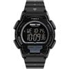 Timex Orologio da Uomo Ironman Classic da 42 mm, Cinturino in Resina Nera, Quadrante Digitale, Cassa Nera, TW5M64800