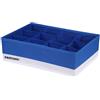 osama home PANTONE Organizer Armadio e Cassetti Salvaspazio 1 Pezzo 12 Scomparti Biancheria Accessori, Organizer Cassetti Bagno Camera Portaoggetti, Organizzatore Armadio e Cassetti Pieghevole 32x22x10cm, Blu