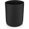 Essentra Home Cestino per la raccolta differenziata per ufficio o camera da letto, colore nero opaco, 2,2 galloni.