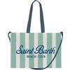 Saint Barth Tracolla Donna in Canvas con Logo