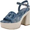 GUESS Formaly, Sandali con Tacco Donna, Logo Marrone Medio 210, 41 EU