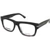 Dsquared2 D2 0163 XOW | Occhiali da Vista Graduati | Prova Online | Plastica | Quadrati | Nero, Grigio | Adrialenti