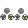 COLLBATH 6pezzi Vichinghe Vintage Decorative Per Abbigliamento e Accessori Per Adulti e Studenti Per e Speciali