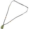 SUPVOX Collana Ciondolo Di Meteorite Artigianale in Pietra Grezza, Verde Moldavite, Accessorio Moda Per Eventi Serali