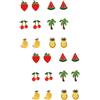 COLLBATH 12 Paia orecchino di frutta orecchini pendenti adorabili i piccoli o di moda o per le donne da donna a forma di frutta