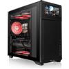 Thermaltake Case Thermaltake TR300 TG - Mid Tower ATX, Vetro Temperato, Nero