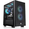 Thermaltake Case Thermaltake Versa H16 TG - Mid Tower ATX, Vetro Temperato, ARGB, Nero