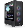Thermaltake Case Thermaltake S380 TG - Mid Tower ATX, Vetro Temperato, ARGB, Nero