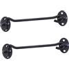 SHINEOFI Ganci di Chiusura in Acciaio Inox per Porte Scorrevoli e Finestre, Blocco Privacy Resistente, Set 2 Pezzi, Antivento per Serramenti Interni ed Esterni