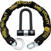 Burg-Wächter Burg Wachter 200D 16 mm lucchetto a D resistente e catena da 1 m - Venduto Secure Diamond & Gold Rated Bike Bike Scooter Lucchetto di sicurezza